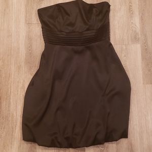 White House black market Strapless dress